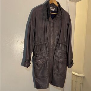 Bagatelle Charcoal Leather Jacket